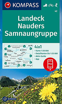 Region Tiroler Oberland 3 kompass karte tiroler oberland